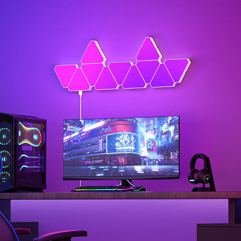 Trikampė RGB dekoracija "Mozaika"