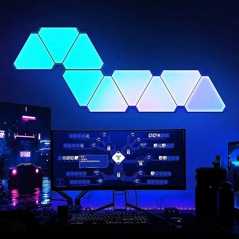 Trikampė RGB dekoracija "Mozaika"