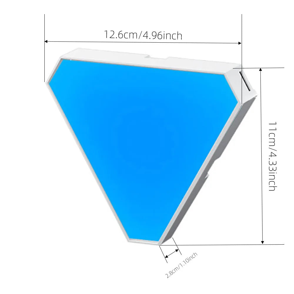 Trikampė RGB dekoracija "Mozaika"