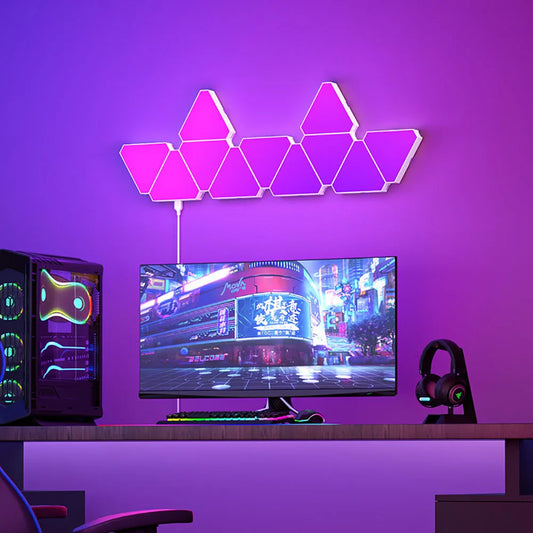 Trikampė RGB dekoracija "Mozaika"