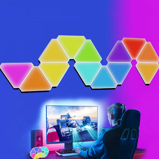 Trikampė RGB dekoracija "Mozaika"