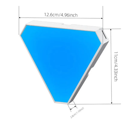 Trikampė RGB dekoracija "Mozaika"